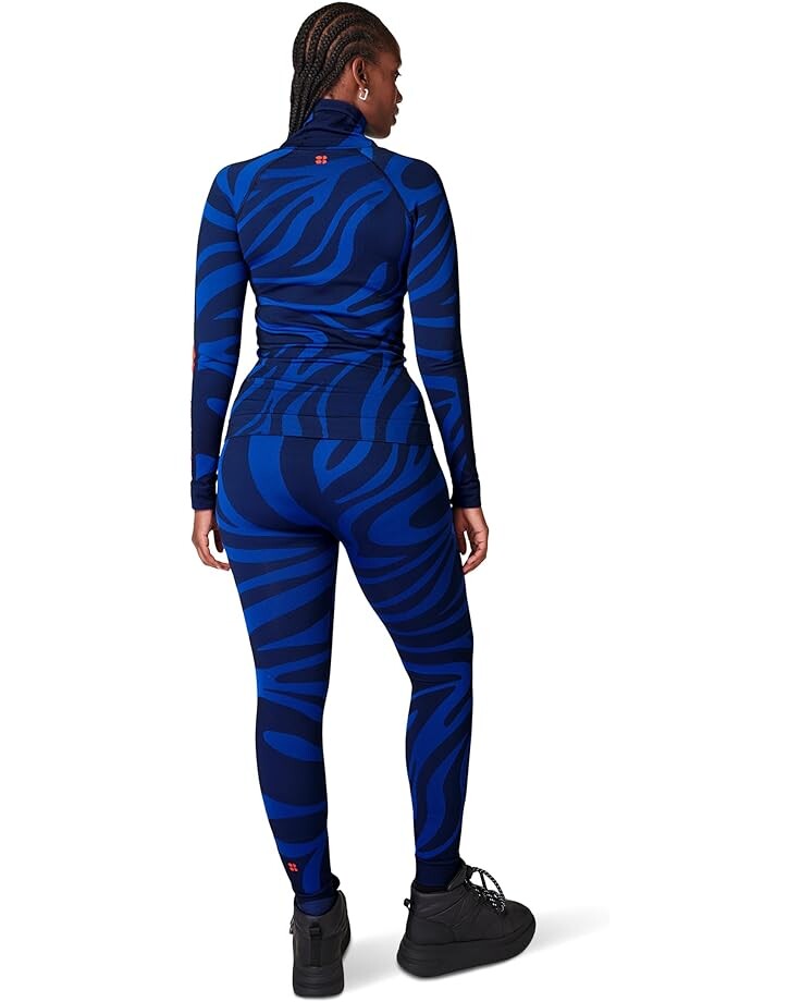 

Брюки Sweaty Betty Animal Base Layer Legging, цвет Blue Animal Flow Jacquard