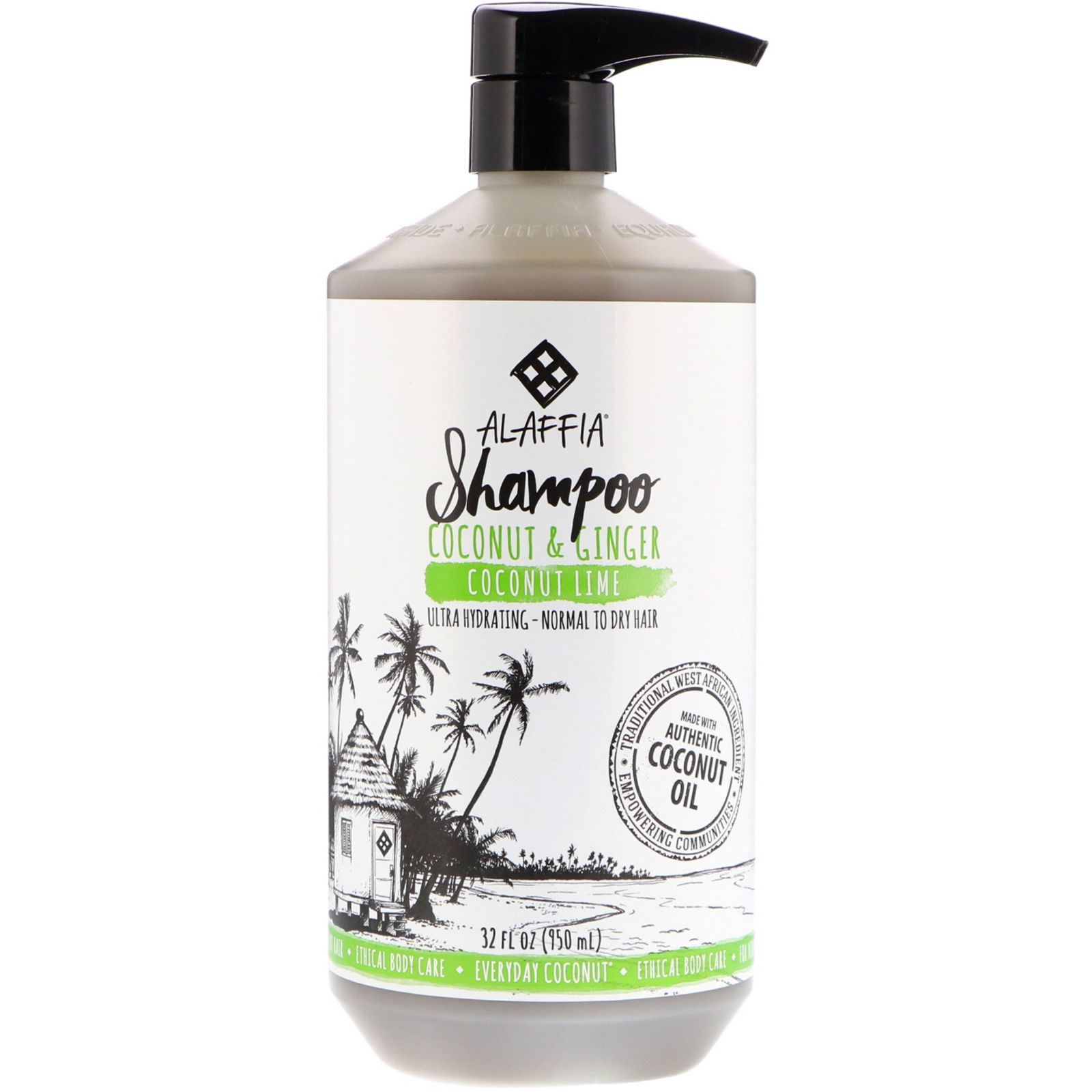 Everyday Coconut Шампунь ультра увлажнение для нормальных и сухих волос кокос и лайм 32 ж. унц. (950 мл)