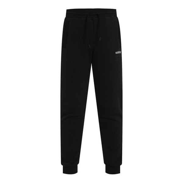 Спортивные штаны adidas neo M Ce C + Pants Embroidered Logo Sports Bundle Feet Black, черный
