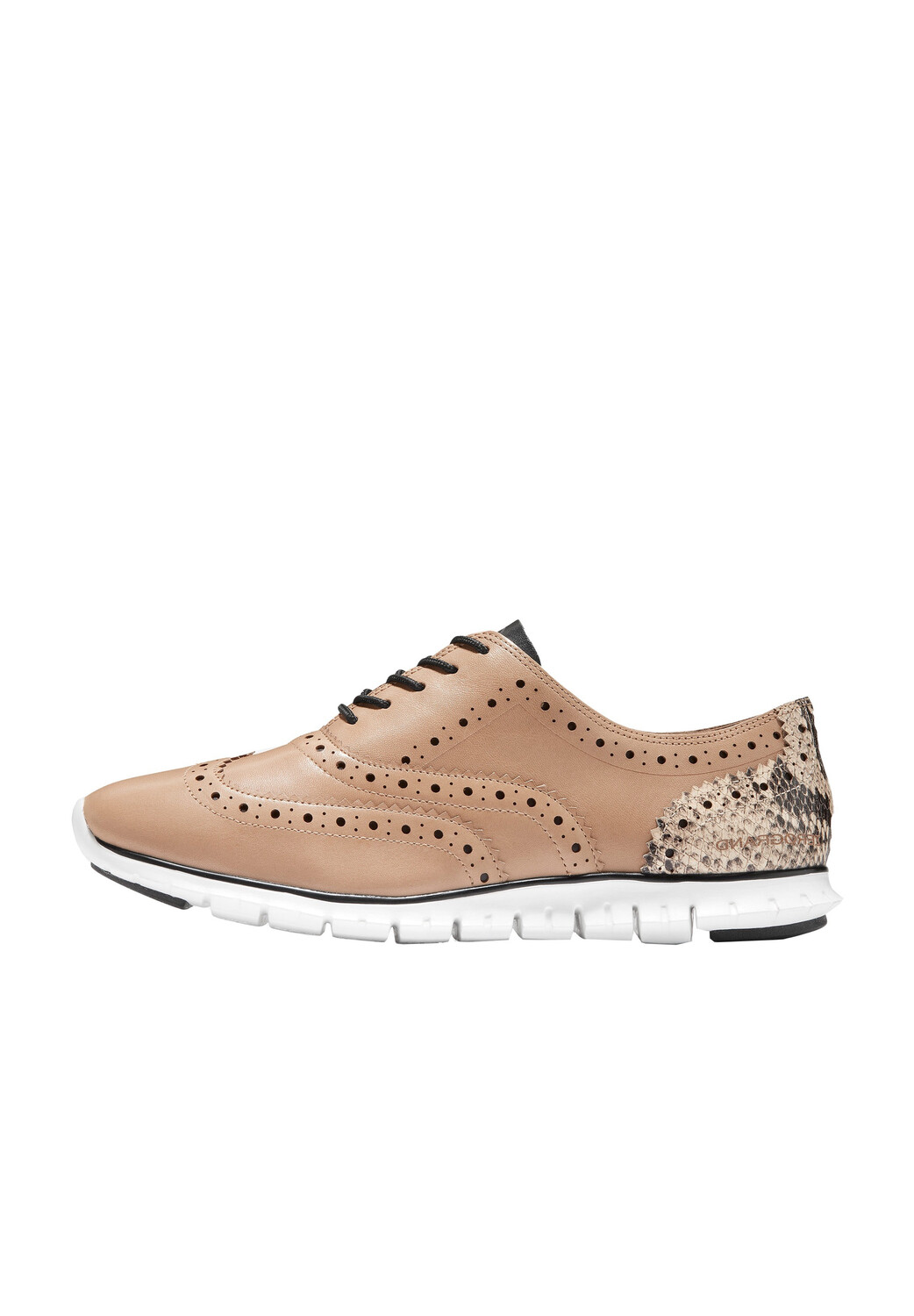 

Туфли Cole Haan Oxfordschuh ZERØGRAND Wingtip Oxford, цвет Birch Leather-Roccia Print