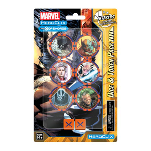 

Фигурки Marvel Heroclix: X-Men – X Of Swords Dice & Token Pack WizKids