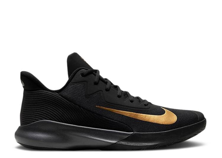 

Кроссовки Nike PRECISION 4 'BLACK METALLIC GOLD', черный