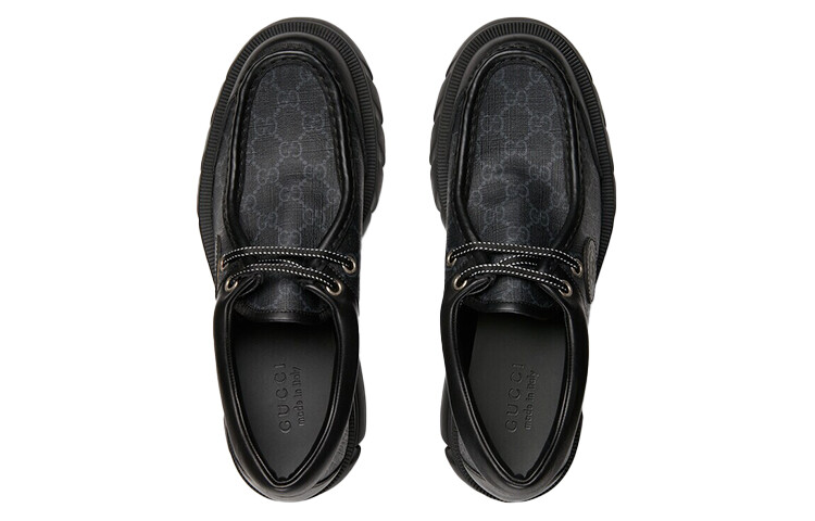 

Ботинки мужские Gucci Lace Up, черный