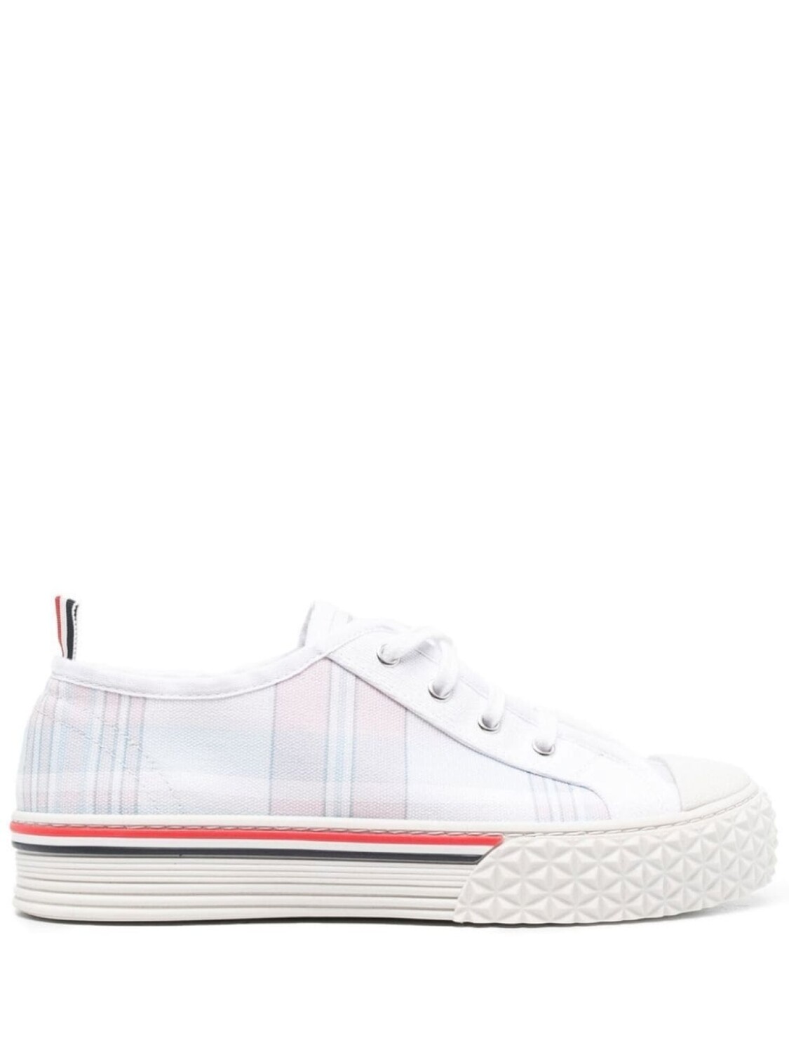 

Thom Browne кеды Collegiate с принтом Madras, розовый