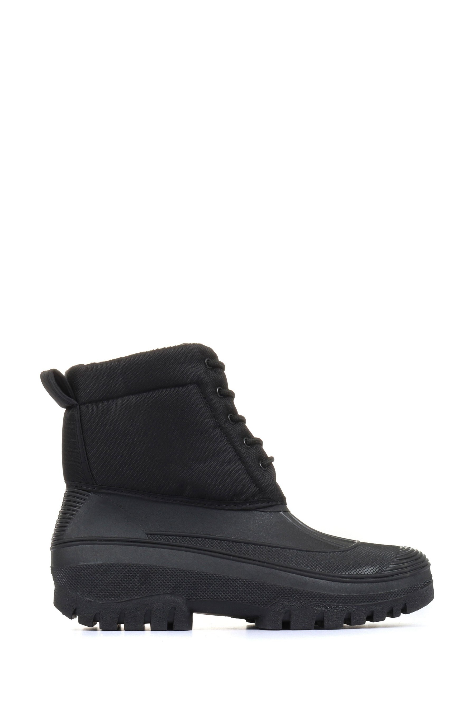 Черные мужские зимние ботинки на широкую ногу Pavers, черный ботинки мужские wrangler marlon zip fur s wm22091 062 зимние черные 44