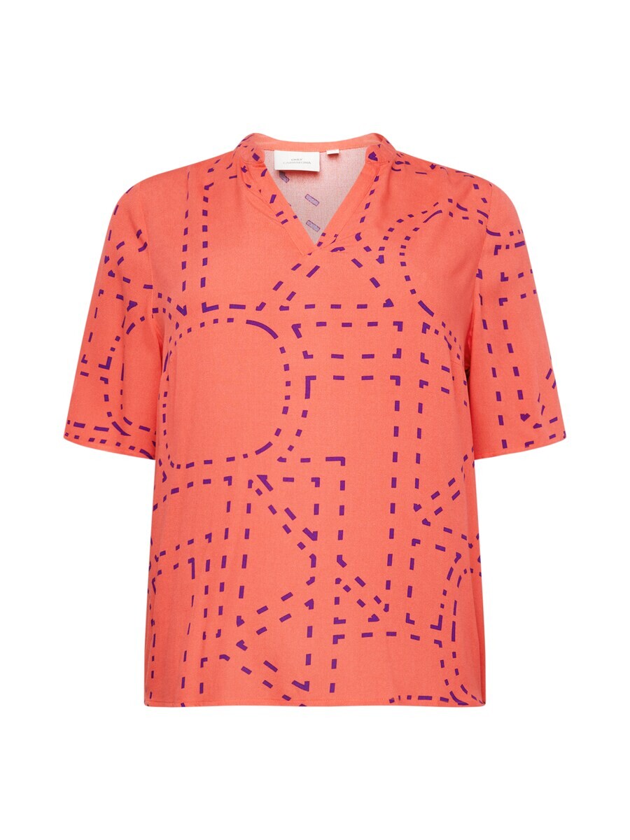 

Блуза ONLY Carmakoma Blouse Phoebe, цвет Pitaya