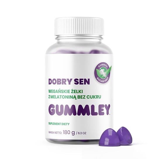 

Gummley, Мармеладки для хорошего сна с мелатонином, овощи без сахара, 180 г