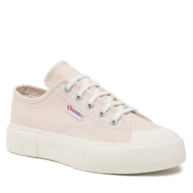 

Кроссовки Superga Stripe, розовый