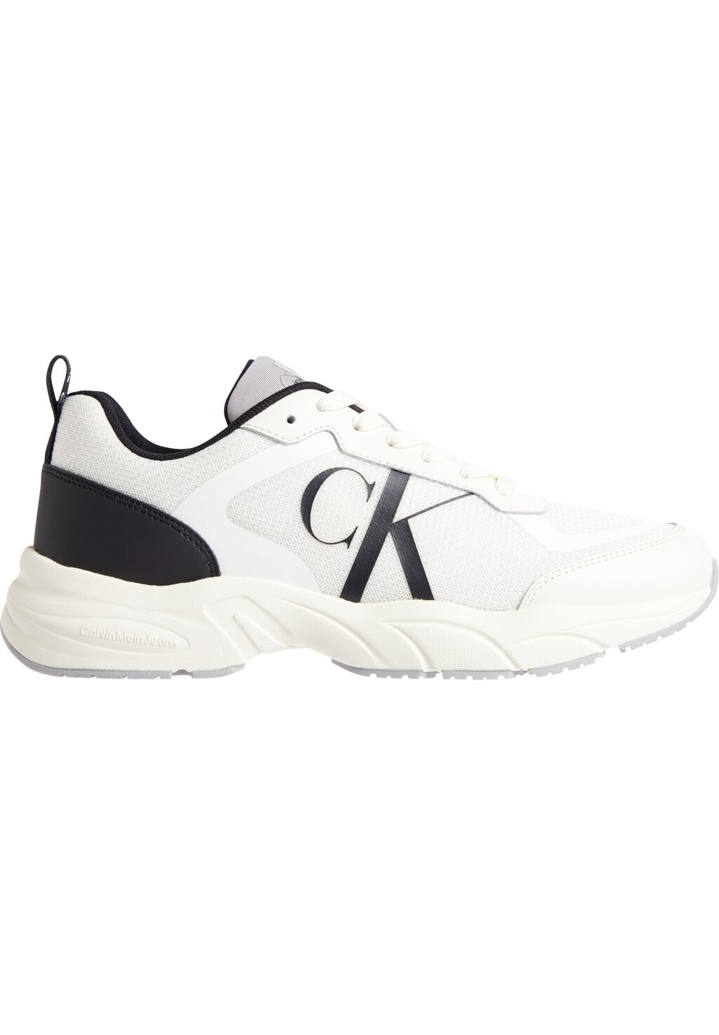 

Полукеды Retro Calvin Klein, цвет creamy white black