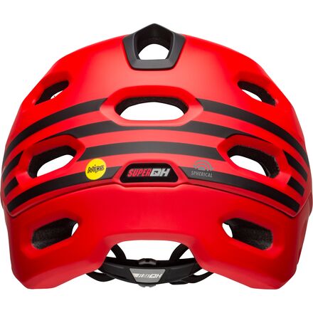 Шлем Super DH Mips Bell, цвет Matte/Gloss Red/Black ultralight cycling helmet with removable visor goggles intergrally molded mountain road mtb helmets specialiced bicycle helmets
