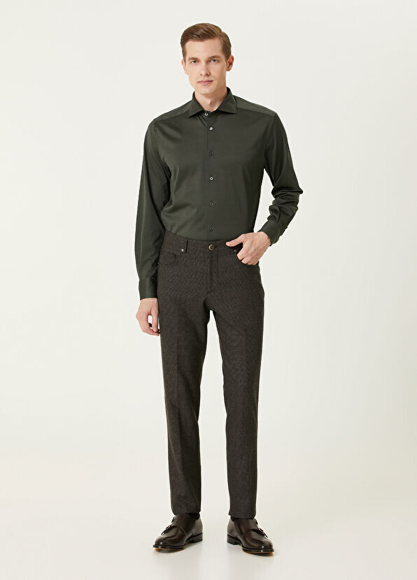 

Шерстяные брюки Corneliani, серый