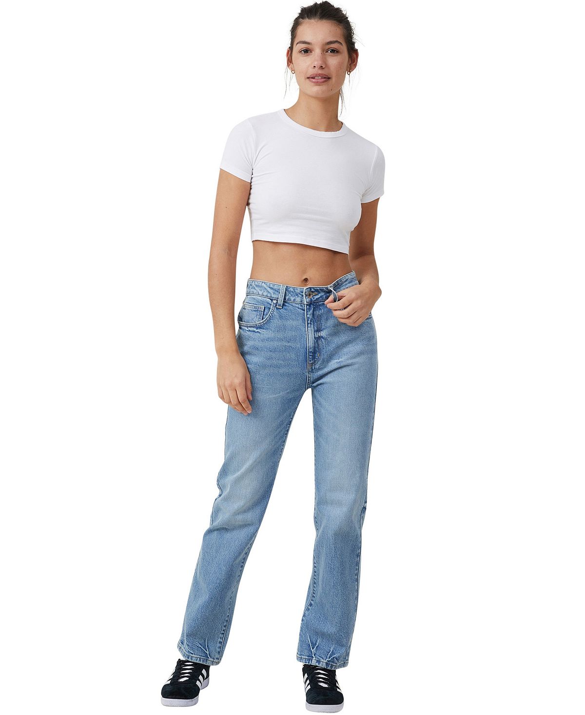 цена Женские узкие прямые джинсы COTTON ON