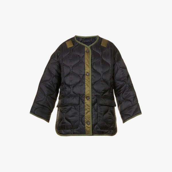 

Стеганая куртка Teddy Frankie Shop, черный