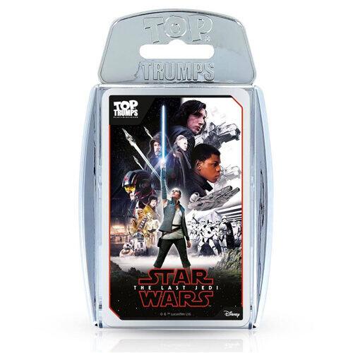 

Настольная игра Top Trumps Case Star Wars: The Last Jedi Special Metallic Winning Moves