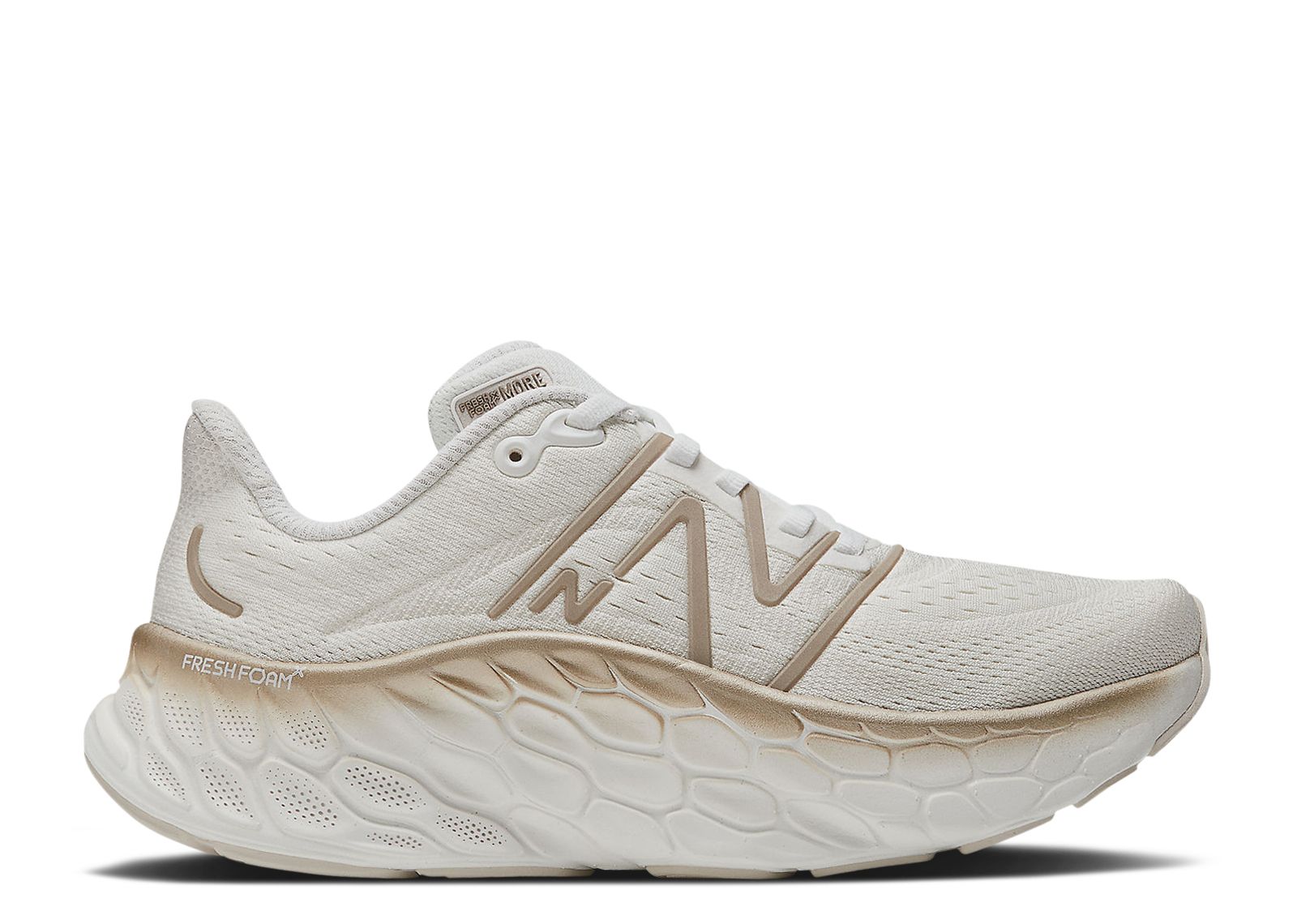 

Кроссовки New Balance Wmns Fresh Foam X More V4 Wide 'White Gold Metallic', белый