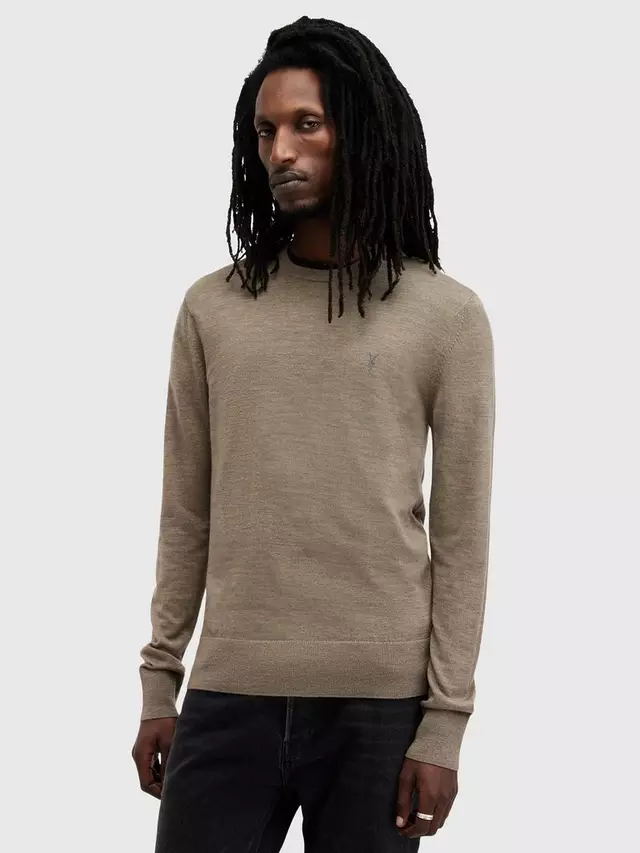 

Джемпер AllSaints Mode Crew Neck Merino Wool, цвет mid green