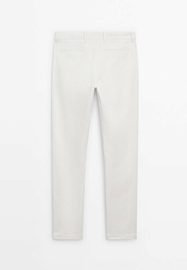 

Чиносы WITH SEAM DETAILS Massimo Dutti, белый