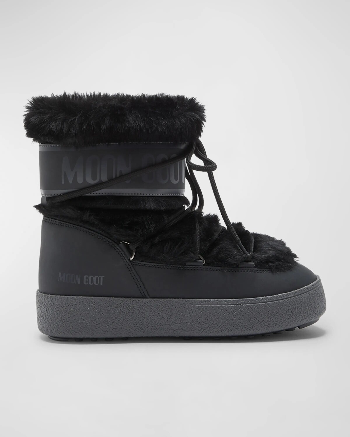 

Зимние ботинки из искусственного меха Moon Boot, черный