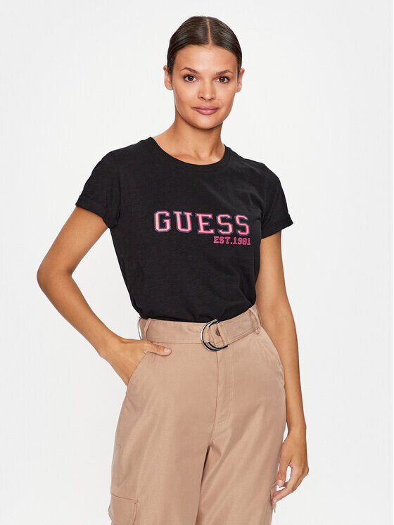 

Футболка стандартного кроя Guess, черный