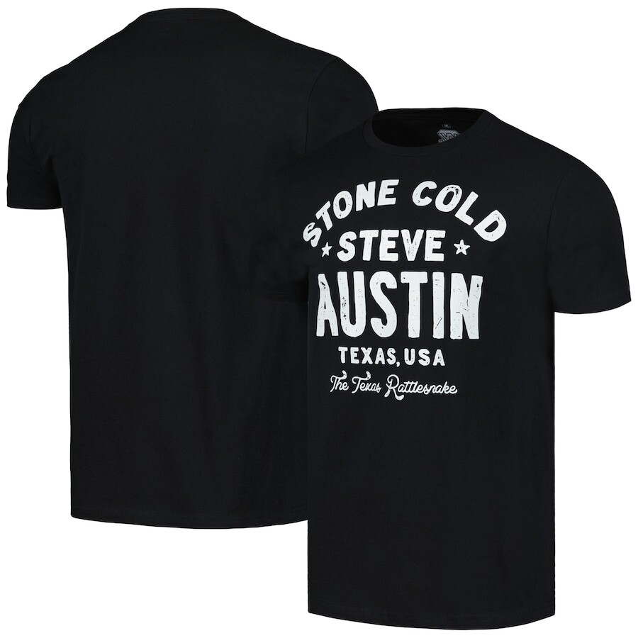 

Футболка с коротким рукавом Ripple Junction Stone Cold Steve Austin, черный