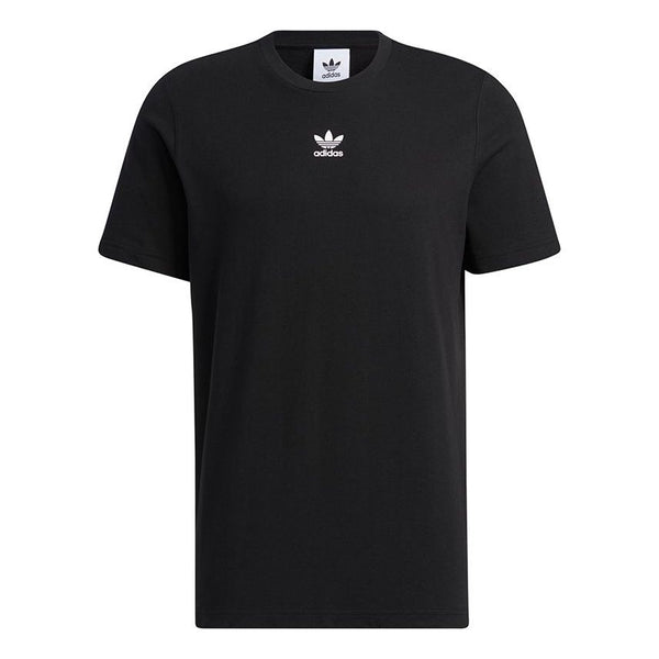 Футболка Men's adidas originals Ts Ss Tee Logo Printing Round Neck Sports Short Sleeve Black T-Shirt, мультиколор