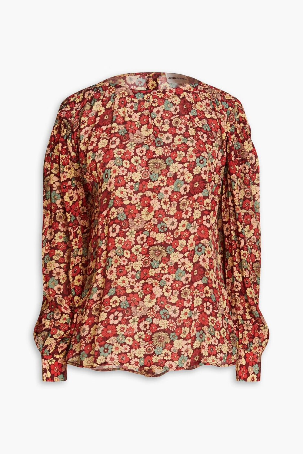 

Блузка Colline из крепдешина с цветочным принтом Antik Batik, бургундия