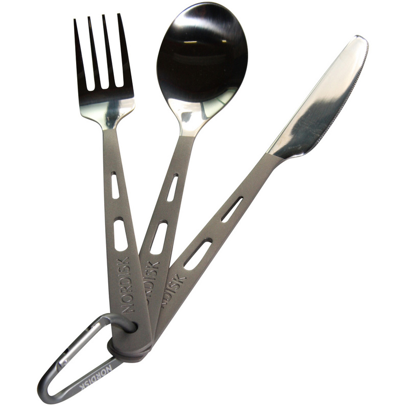Столовые приборы Titan Cutlery 3шт Nordisk, серый