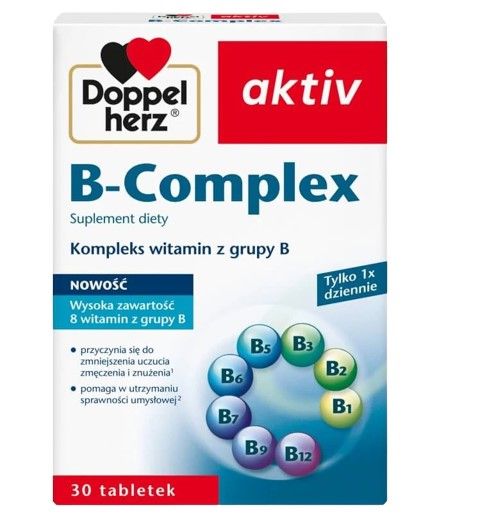 Комплекс витаминов группы В Doppelherz Aktiv B-Complex, 30 шт