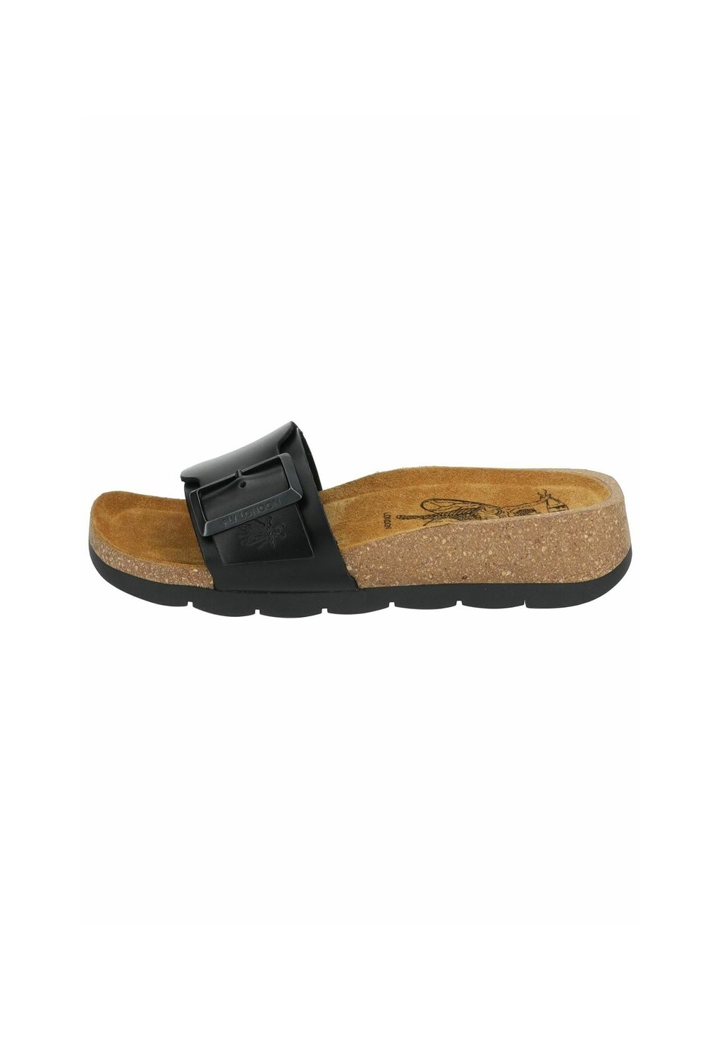 

Мюли на плоской подошве Fly London, цвет black