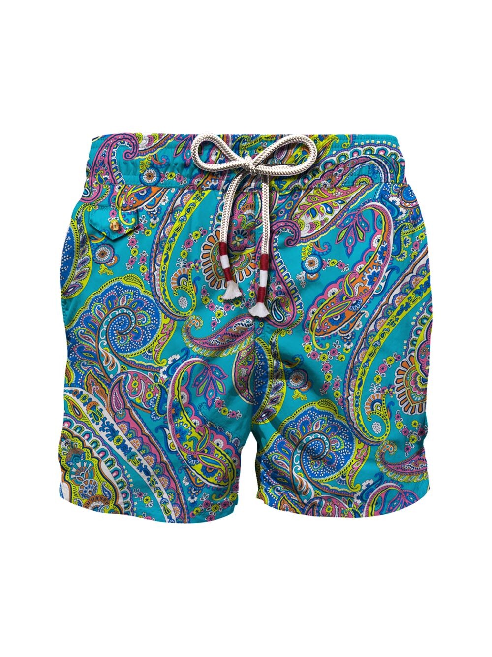 

Сверхлегкие плавательные шорты Paisley Draw MC2 Saint Barth, синий