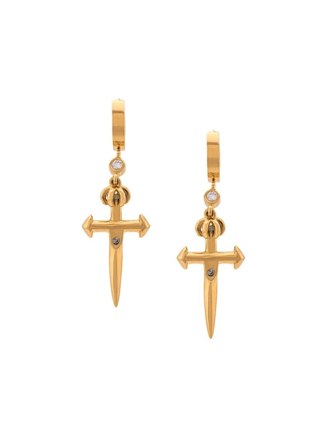 

Маленькие серьги Skyfall Nialaya Jewelry, золотой