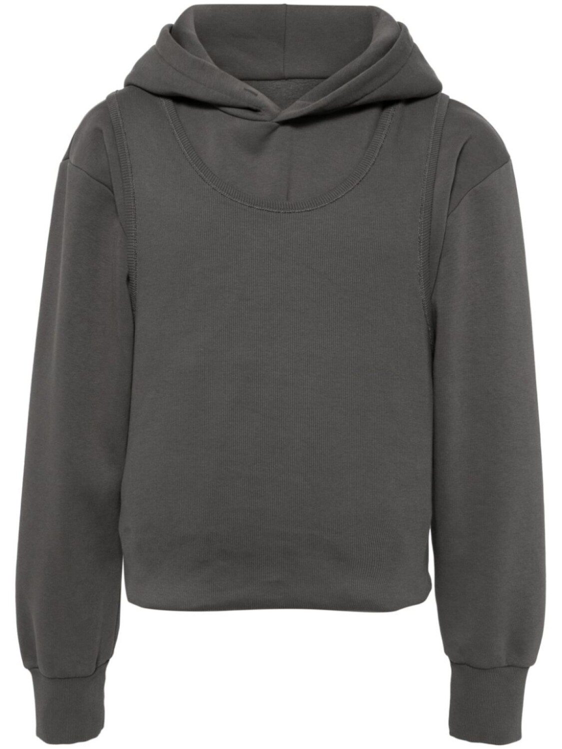 

MM6 Maison Margiela худи с нашивкой, серый