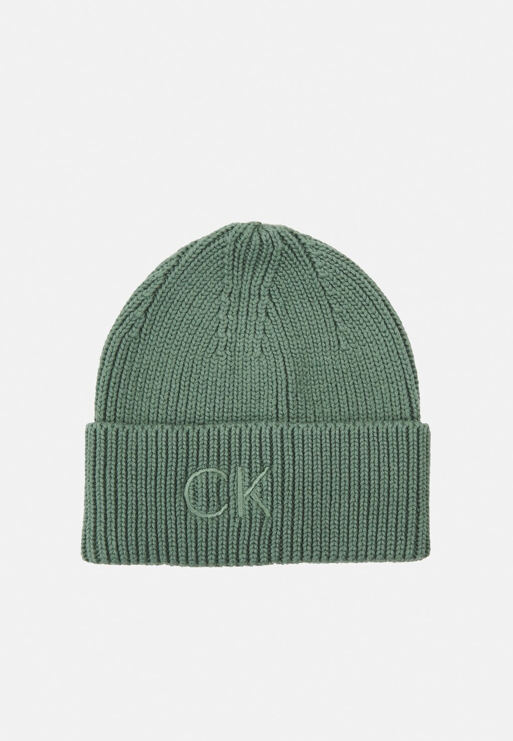 

Шапка Calvin Klein KING LOCK BEANIE, зеленый