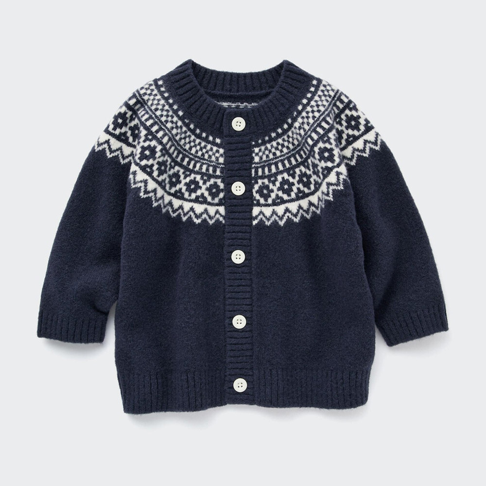 

Кардиган Uniqlo Fair Island, темно-синий