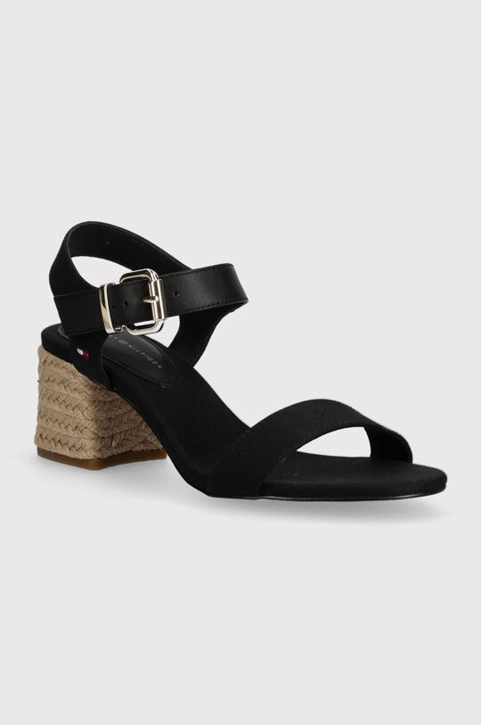 

Босоножки BLOCK MID HEEL SANDAL Tommy Hilfiger, черный