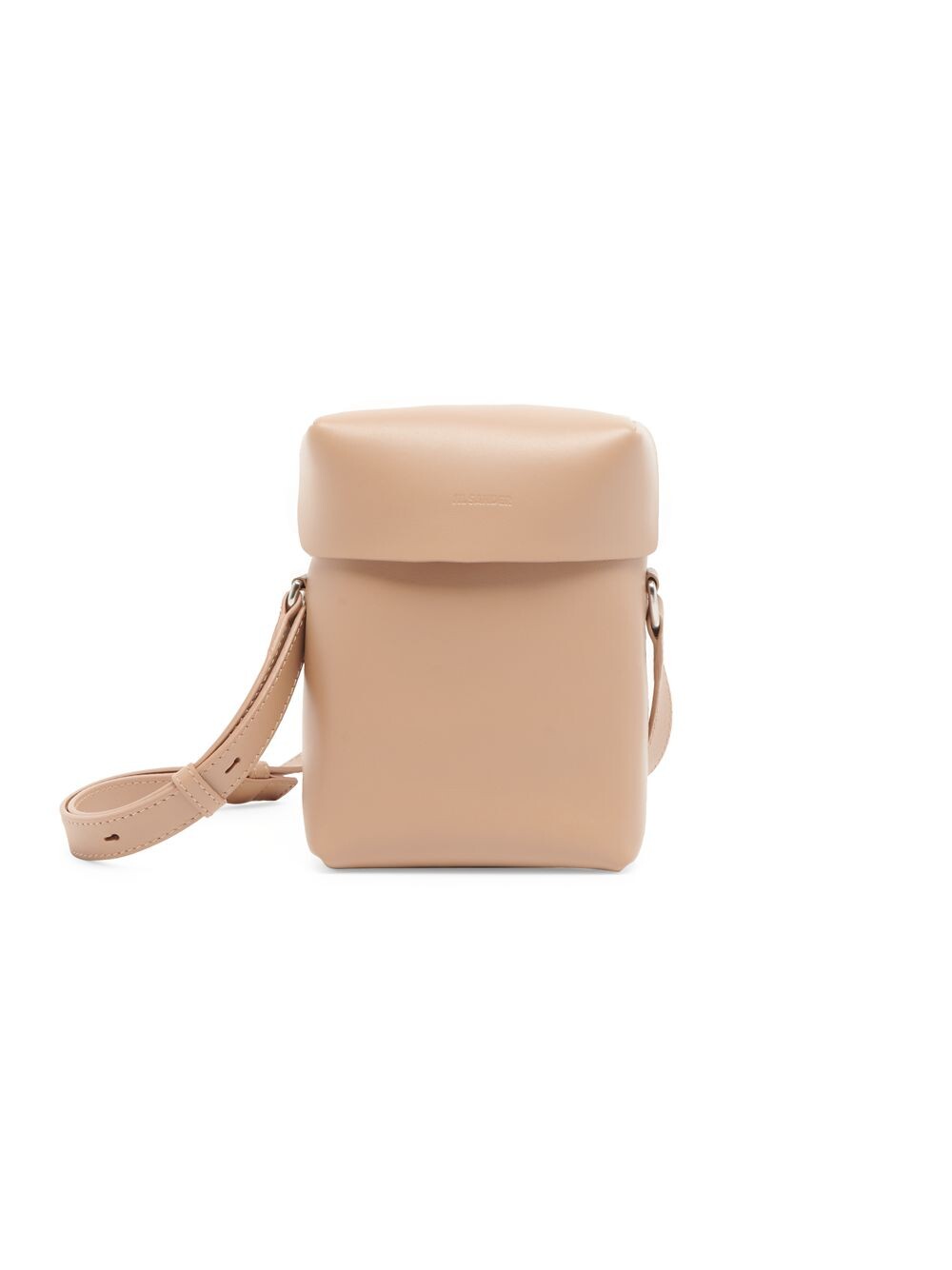 

Маленькая кожаная сумка через плечо с крышкой Jil Sander