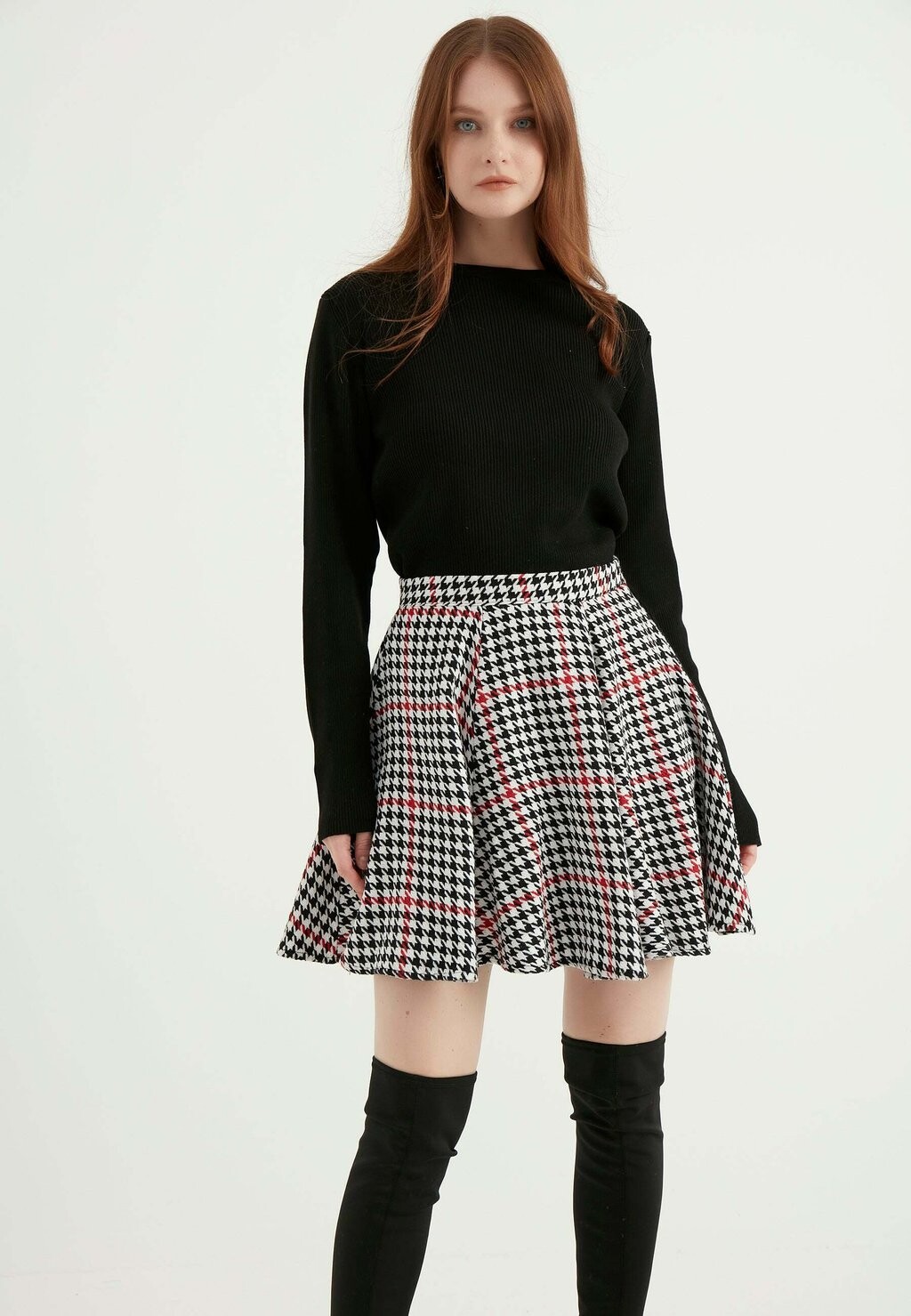 

Юбка-колокольчик Patterned Herita, белый