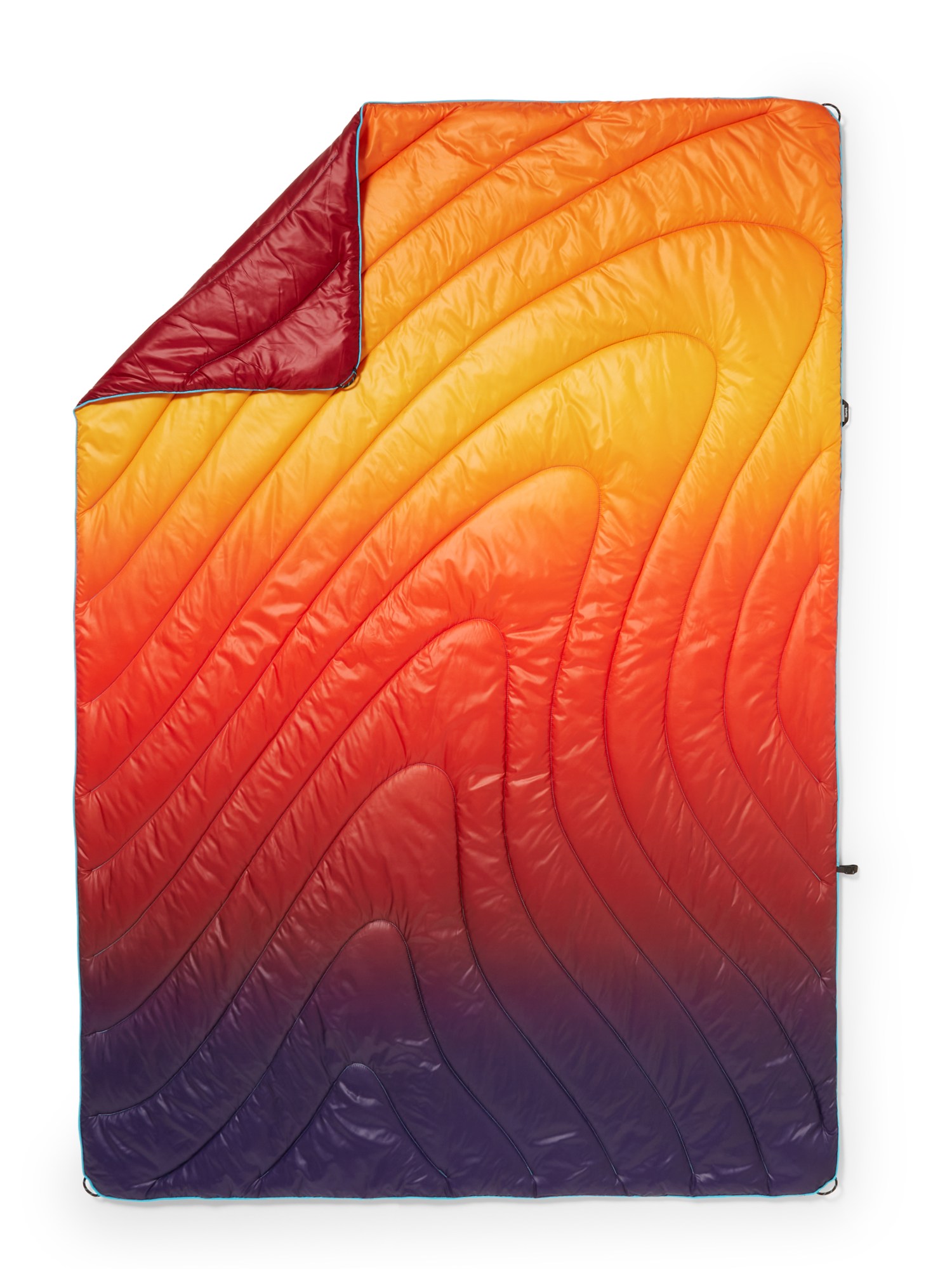 Оригинальное одеяло Puffy из переработанных материалов Rumpl, оранжевый