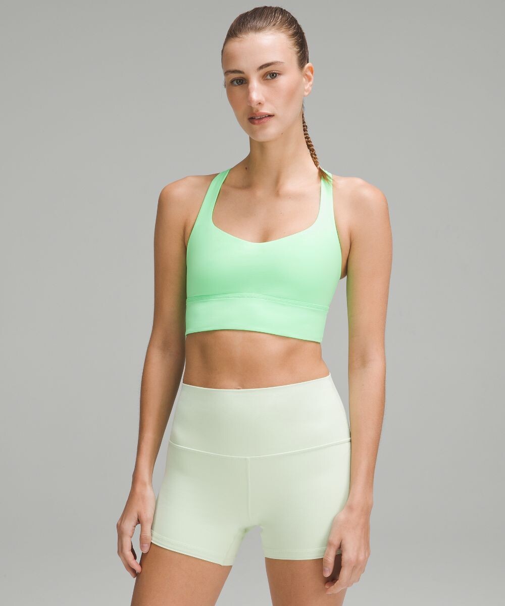 

Удлиненный бюстгальтер Free to Be - Wild Lululemon, фисташковый