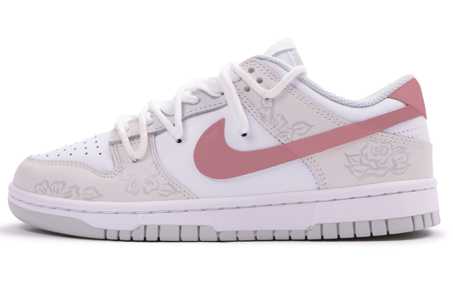 

Кроссовки для скейтбординга Dunk женские, низкие, белый Nike
