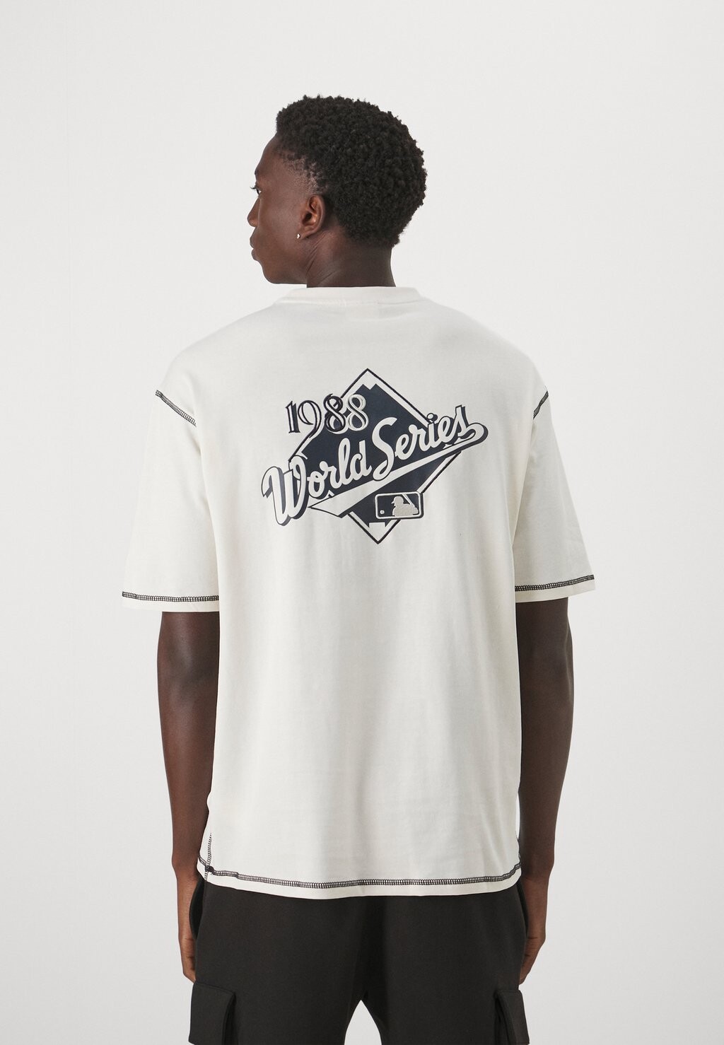 

Team Mlb Los Angeles Dodgers World Series Tee New Era, цвет off-white/navy