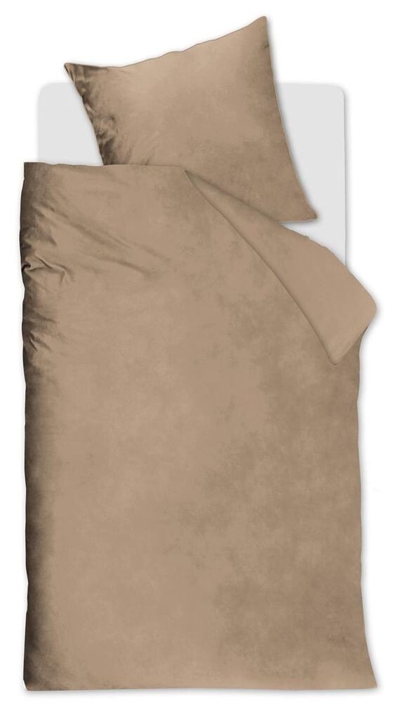 

Rivièra Maison полиэстеровый бархат, спинка Renforce Постельное белье Estate Dark Sand 135X200 135 x 200 см + 1x 80 x 80 см 1 пододеяльник, 1 наволочка песочно-коричневого цвета PiP Studio
