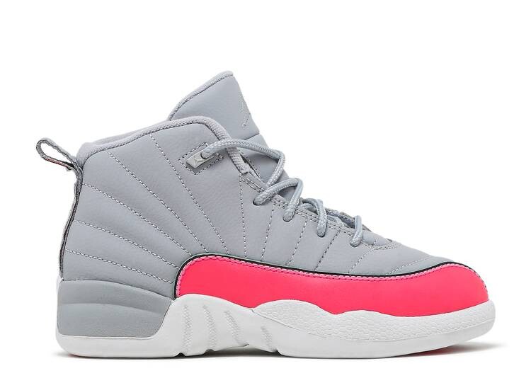 

Кроссовки AIR JORDAN 12 RETRO PS 'RACER PINK', серый