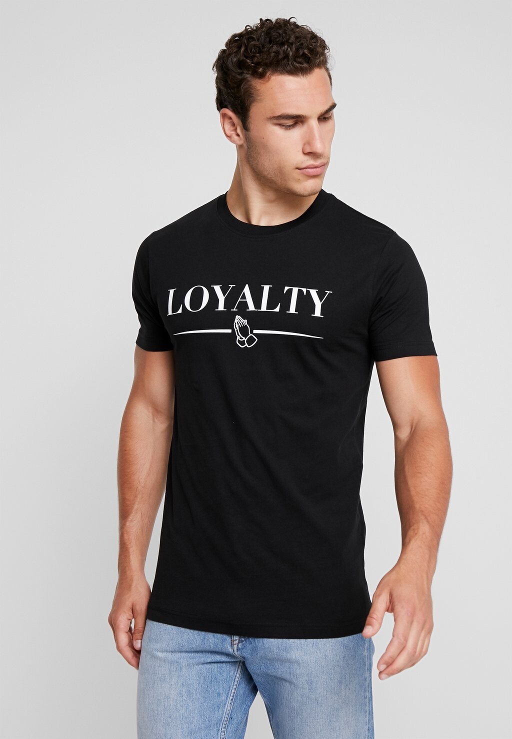 

Футболка с принтом LOYALTY TEE Mister Tee, черная, Черный