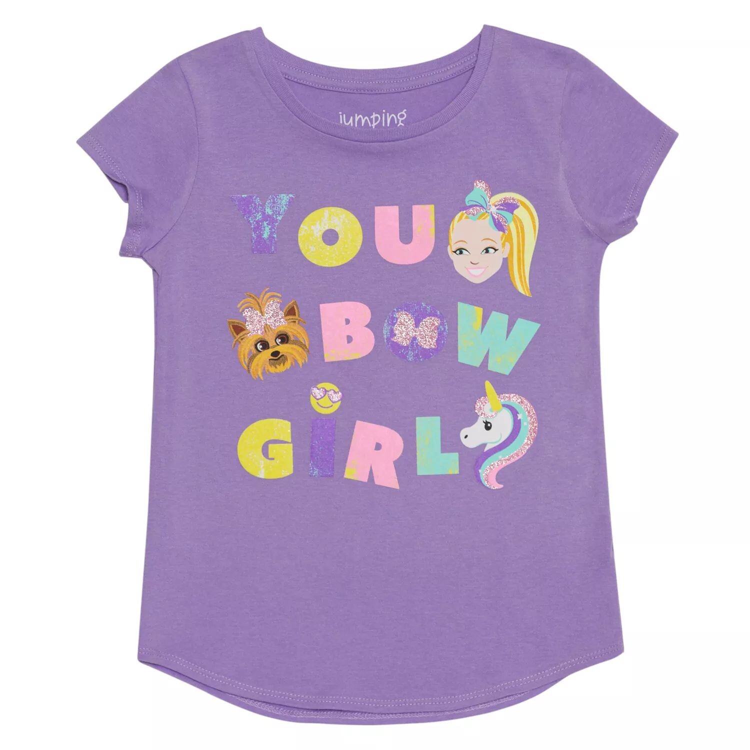 

Футболка Jumping Beans Jojo Siwa для девочек 4–12 лет с рисунком «You Bow Girl» Jumping Beans