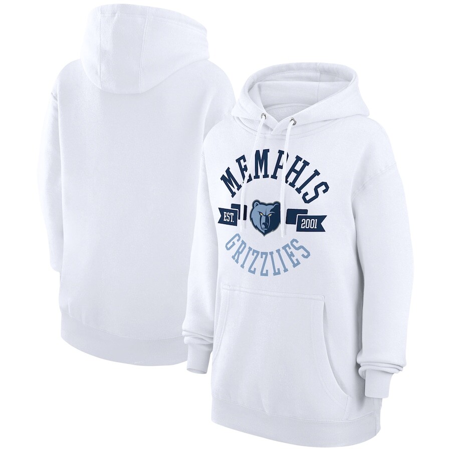 

Пуловер с капюшоном G-III 4Her by Carl Banks Memphis Grizzlies, белый