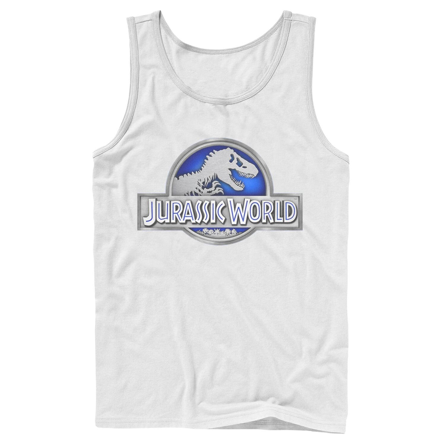 

Мужская классическая синяя майка Jurassic World с графическим логотипом Fossil Licensed Character
