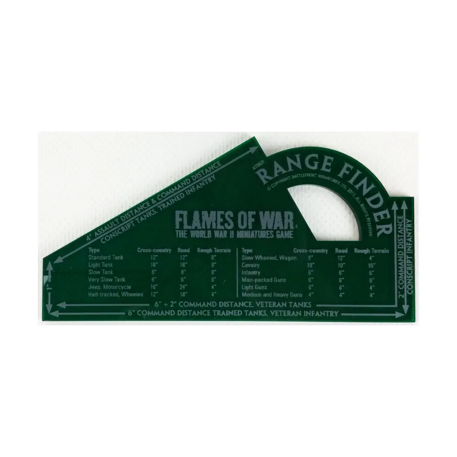 

Дальномер (издание 2011 г.), Flames of War - WWII - Dice, Gaming Aids, Paints & Brushes