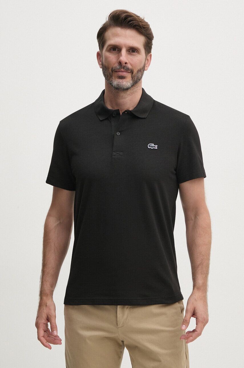 

Поло Лакоста Lacoste, черный