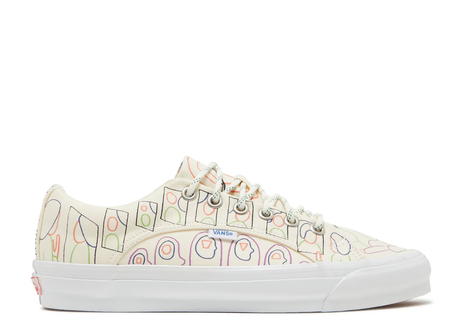 

Кроссовки Vans Geoff Mcfetridge X Vault Og Lampin Lx 'Hallucinaut', кремовый, Бежевый